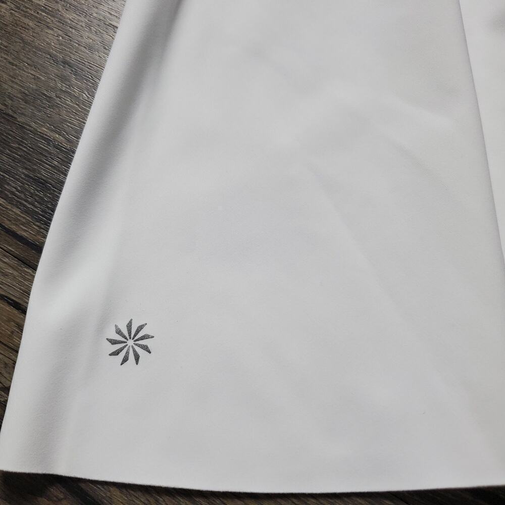 ATHLETA Women Size Medium Ace Tennis Golf White Dress 1/4 Zip Sleeveless NEW - Picture 10 of 14